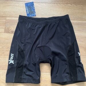 Sparx Black Cycling Shorts